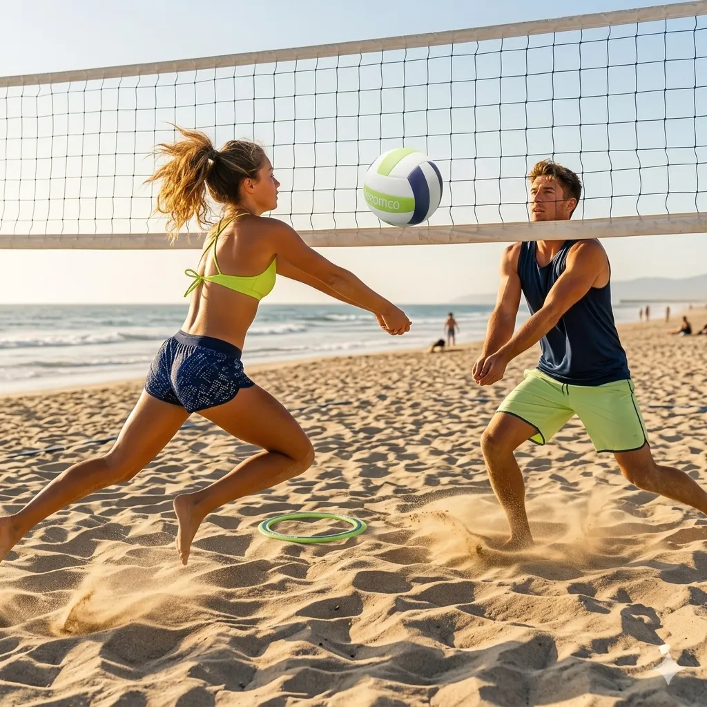 Carromco Professional volleyball with Frisbee 2.webp