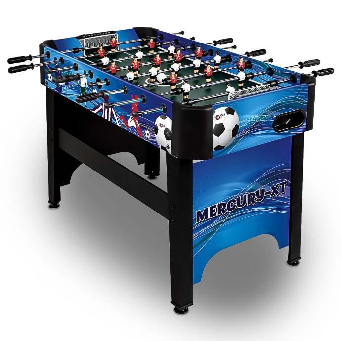 [05099] Carromco Kickertisch Mercury-XT Kickertisch 122x61x83 cm - Tischfußball, Kicker für Kinder