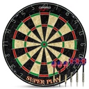Carromco Dartscheibe Dartscheibe Superplay, Steeldart, Darts-Spiel, Turniergröße