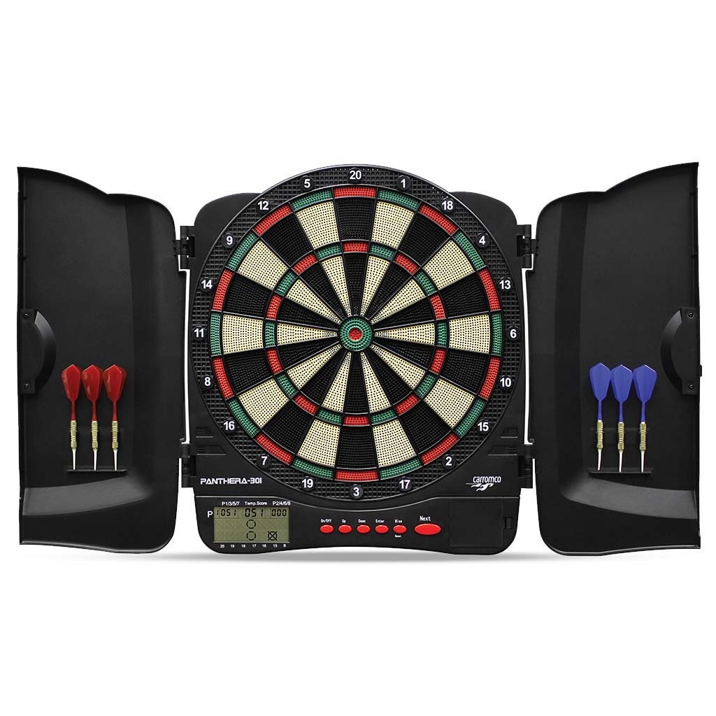 [93051] Carromco Target Electronic Dartboard Panthera-301, Soft Dartboard, Dart
