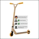 Carromco Stuntscooter Highfly, Stuntroller for Kids, Scooter, Kids' Scooter, Kick Scooter