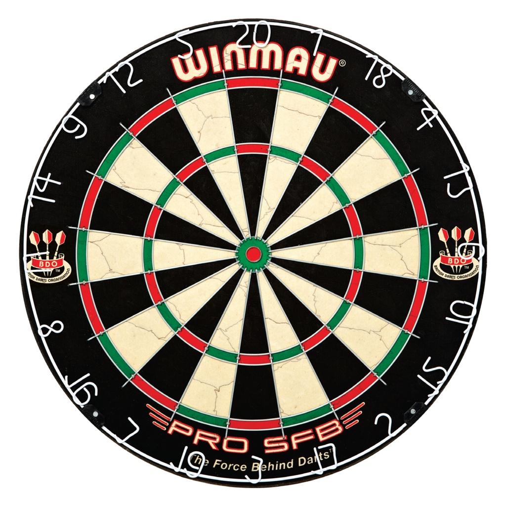 Winmau PRO SFB Sisal-Dartscheibe, Bristle Steeldartboard, Steeldarts | Winmau