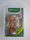 Kickerbälle 6er Set, 3x Kork-Weiß, 3x Kork-Natur | Carromco